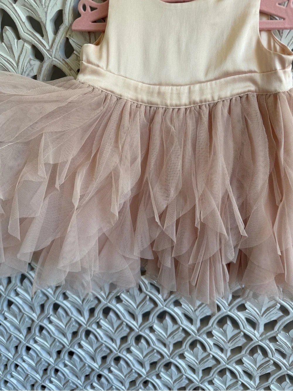 Stunning Baby Gap satin and tulle pink dress, 18-24 mo